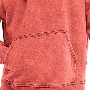 เสื้อฮู้ดดี้ผู้ชายสีพื้นสำหรับฤดูหนาว สไตล์สตรีทแวร์ ผ้าฝ้ายฟลีซ 100% มีกระเป๋า คุณภาพสูง ราคาขายส่งที่ดีที่สุด - Product Image 4