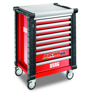 Armoire à outils à roulettes Usag Racing avec 8 tiroirs, armoires à outils vides - Product Image 2