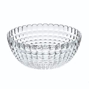 Motif de doublure en verre clair bol en verre de service en relief combinaison de verre décoratif bol de fruits de concepteur - Product Image 6