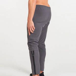 กางเกงวิ่งผู้ชายทรงสลิมฟิตแห้งเร็วสีตรงลายทางโค้งแบบกำหนดเองใหม่ล่าสุด - Product Image 3