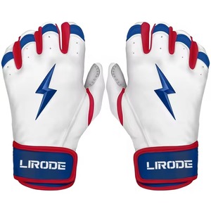 Guantes de Bateo de Béisbol/Sóftbol Profesionales de Cuero Genuino de Alta Calidad, Venta al por Mayor, Unisex, Personalizables, Duraderos - Product Image 5