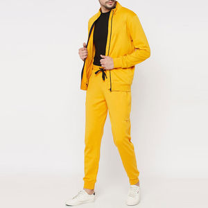 2024 hommes de haute qualité taille personnalisée hiver survêtements surdimensionné fermeture éclair Jogging Gym vêtements de sport en polaire conception OEM entretenu - Product Image 4