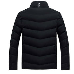 Chaqueta acolchada 2025 personalizada para hombre, chaqueta acolchada de invierno informal con soporte, diseño de burbujas de lona de alta calidad, ropa térmica transpirable - Product Image 2