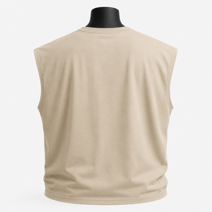 Camiseta sin mangas extragrande para hombre, con gráfico personalizado, de algodón, para gimnasio y musculación - Product Image 2
