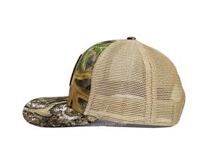 Sombreros de camionero de camuflaje con estampado de logotipo de parche de cuero personalizado Gorras deportivas de moda de malla Gorra de caza de Injae Vina Headwear - Product Image 3