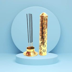 Soporte de varilla de incienso de Metal de alta calidad, paquete de quemador de incienso de estilo chino para conos y varillas de incienso aromáticos - Product Image 5