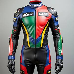 Combinaison en cuir de sécurité inégalée | Malik Raza conçu | Résilience multi-crash et ajustement précis | Options de personnalisation complètes - Product Image 3