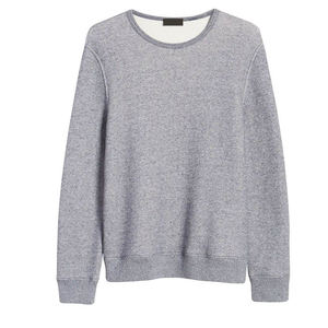 OEM de alta calidad de lana de peso pesado de gran tamaño de los hombres de cuello redondo sudaderas con capucha precio barato para la venta - Product Image 4