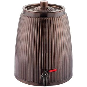 Antique Finished Copper Water Container <b>Lid</b> Anti-corrosion Coating Gift Box Packaging for Kitchen Home Hotel Restaurant <b>Decor</b> - Product Image 6