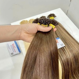Extensions de cheveux humains vietnamiens à la kératine à pointe plate de haute qualité faciles à appliquer Style droit en plusieurs couleurs - Product Image 3