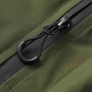 Veste matelassée légère de qualité supérieure pour hommes, col montant zippé personnalisé, logo sur le devant, imperméable et respirante, vêtements de sport d'extérieur - Product Image 3