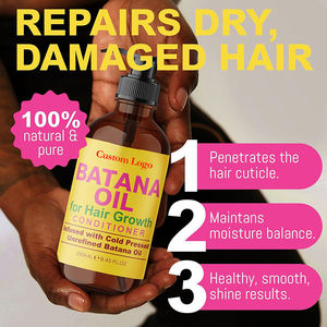 Wholesale Custom Private Label Organic Batana Oil <b>Shampoo</b> and Conditioner Set for Thinning Hair Growth Hair Regrowth <b>Shampoos</b> - Product Image 3