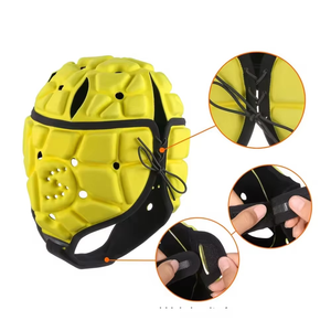 Casco de rugby, protector de cabeza, casco protector deportivo, sombrero de equitación de patinaje de terciopelo, protector de cabeza para uso en invierno - Product Image 2