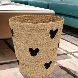 Cesta de Jacinto de Agua con Cabeza de Mickey, Cesta de Almacenamiento Hecha a Mano, Venta al por Mayor, Ecológica, Hecha en Vietnam - Product Image 6