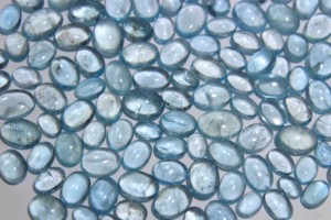 พลอยอะความารีนธรรมชาติอัญมณีทรงหลวมทรงเรียบทรงรี - Product Image 3