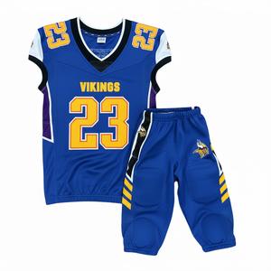 Meilleur design 2026 Nouvelle arrivée Uniforme de football américain pour adultes personnalisé de haute qualité, très vendu, respirant, nom de l'équipe, grande taille - Product Image 5