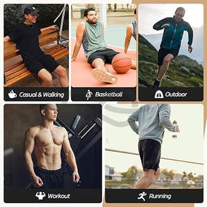 Pantalones cortos de entrenamiento de gimnasio para hombre de primera calidad, pantalones cortos deportivos de entrenamiento para correr transpirables y ligeros para hombres activos - Product Image 5