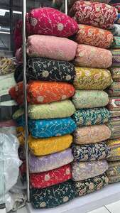 ผ้าลูกไม้ปักลายละเอียดอ่อนสำหรับชุดแต่งงาน งานปักลายดอกไม้แบบสั่งทำ ระบายอากาศได้ดี แต่งขอบด้วยลูกไม้เฟนดี้ อุปกรณ์ตกแต่งเสื้อผ้าคุณภาพสูง - Product Image 2