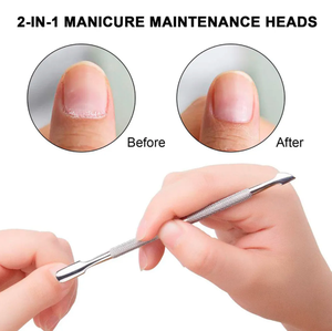 Non-Slip Mirror Polish Nail Cuticle <b>Remover</b> Accessory Curved Pedicure Manicure Cutler Pusher <b>Callus</b> <b>Remover</b> for Fingers - Product Image 5