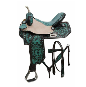 Sillines de equitación de carreras de salto inglés multiusos de cuero duradero profesional - Product Image 1