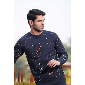 Unze London ZYAIR Winter Pullover Sweatshirt Crew Neck Size 6XL Anti-Wrinkle Anti-Shrink Knitted Hoodie Screen <b>Printed</b> Design - Product Image 3