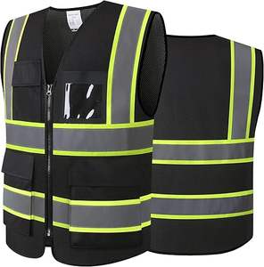 Gilet de sécurité réfléchissant de haute qualité pour hommes, gilet haute visibilité pour hommes - Product Image 1