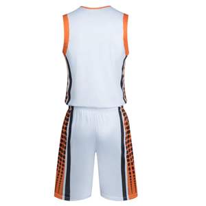 Kit de uniforme de baloncesto para hombre con diseño de nuevo estilo, logotipo personalizado, uniforme de baloncesto de sublimación deportiva de alta calidad a bajo precio - Product Image 3