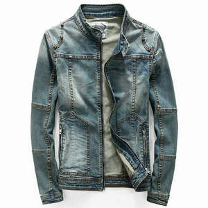 Vente en gros, dernières tendances, veste en jean fantaisie pour homme, coton, veste en jean pour homme, vêtements pour homme, coupe slim, jean 2026 - Product Image 2