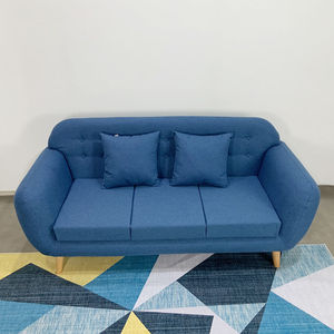 NAVA 180x80cm SFB68035 Blue Tufted <b>Sofa</b> Bench Corner Three-Seater <b>Bed</b> for Living Room or Apartment Home Furniture - Product Image 2