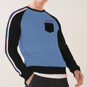 Sweat-shirts en molleton de coton et polyester pour hommes à manches longues avec impression numérique, sur mesure, coupe-vent, écologiques pour l'hiver - Product Image 2