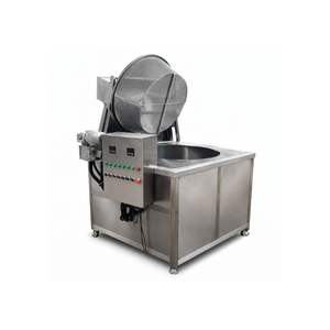 Automatic Electric Commercial Grade Tilting Basket <b>Fryer</b> 4-Wheel Industrial Stainless Steel <b>Deep</b> Frying Machine 5000W - Product Image 4