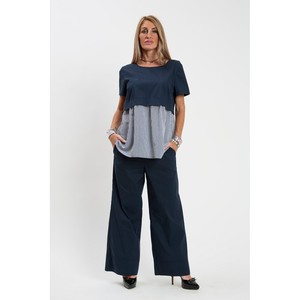 Made in Italy Primavera Verano Pantalón regular de algodón para mujer Diferentes colores disponibles - Product Image 1