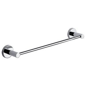 FELCE PLUS Polished <b>Chrome</b> FP21 35 13 Wall-Mounted Towel Holder Straight Design with Shortenability (39.6x5.6x7.4cm) - Product Image 1