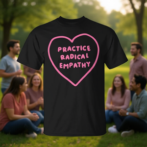 T-Shirt Promozionale con Stampa 'Pratica dell'Empatia Radicale' - Product Image 3