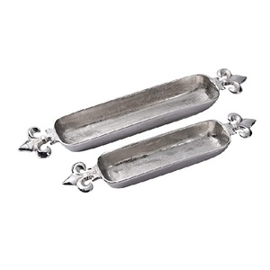 Plateau de service de salade décoratif de Table de Restaurant avec poignées, plateau de service de dîner d'hôtel de luxe, plateau de grande taille - Product Image 5