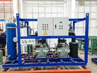 Unité de réfrigération de transport avec compresseur 40HP pour la congélation et la réfrigération des aliments