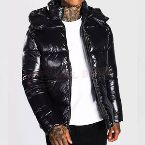 แจ็กเก็ตปลาปักเป้าพร้อมซิปสำหรับผู้ชาย, เสื้อแจ็คเก็ตขนแกะคอตั้งสไตล์สตรีทไฮ - Product Image 6