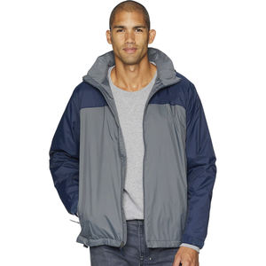 Veste de pluie d'hiver écologique sur mesure pour adultes Qualité durable Doublure en polaire de style chaud Respirant Logo avant réutilisable - Product Image 1