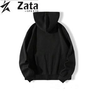 Sweat à capuche personnalisé en molleton bouclette, uni, hiver, décontracté, haute qualité, écologique, respirant, polyester/coton, avec strass - Product Image 2