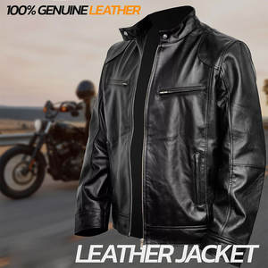 Veste en cuir pour homme, légère, en vente chaude, personnalisée, best-seller, style unique, sur mesure, en stock - Product Image 4