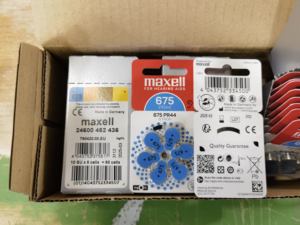 Maxell PR44 (675) 6BS Zinc Air Digital Hearing Aid <b>Battery</b> 16 Channels Eco-Friendly Noise Reduction Mild Moderate Hearing Loss - Product Image 2