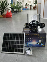 Caméra de sécurité IP solaire 4K WiFi 4G avec carte SIM, suivi humain, vision nocturne, cloud, surveillance extérieure, contrôle par application