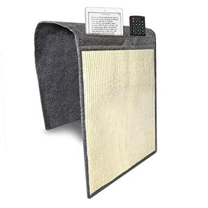 Tapis à gratter minimaliste et écologique <span class=keywords><strong>Navaris</strong></span> pour chats - Utilisation sur canapé et sol, tapis en sisal et lin avec compartiments - Product Image 1