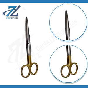 Ciseaux de pansement Mayo-Harrington Instruments chirurgicaux en acier de 230mm de long avec insert en carbure de tungstène fabriqués au Pakistan - Product Image 3