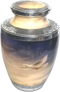 Hand Engraved Beautiful Keepsake <b>Urn</b> <b>for</b> <b>Human</b> <b>Ashes</b> Memorial Cremation <b>Urns</b> <b>Small</b> <b>for</b> Man woman Adult Female Custom Size <b>urn</b> - Product Image 5