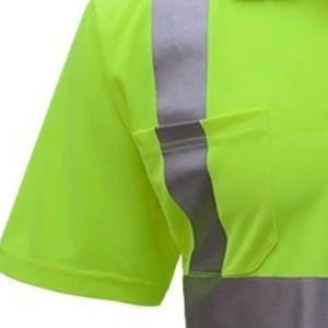 Chemise de sécurité réfléchissante respirante à carreaux personnalisée pour hommes, vêtements de travail haute visibilité avec protection de visibilité - Product Image 6