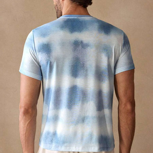 OEM tie Dye camisetas hombres transpirable verano algodón desgaste personalizado impreso con marca de etiqueta privada y opciones de diseño de logotipo - Product Image 2
