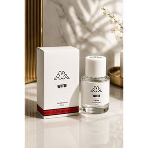 Pour Kappa Unisex EDP Parfum Liquide Blanc en Spray aux Senteurs Boisées, Fraise, Oud, Jasmin, Rose - Product Image 1