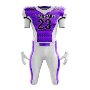 Ensemble d'uniformes imprimés de styles différents faits à la main pour hommes, hauts de football américain, maillot de football américain pour hommes - Product Image 2