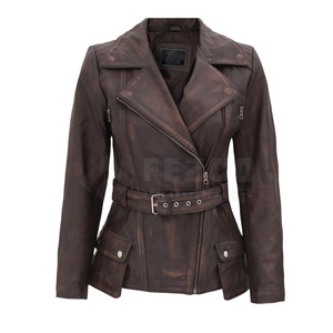 New Arrival Customized <b>Genuine</b> <b>Leather</b> <b>Jackets</b> In Bulk Quantity Made In Pakistan Women <b>Jacket</b> - Product Image 1